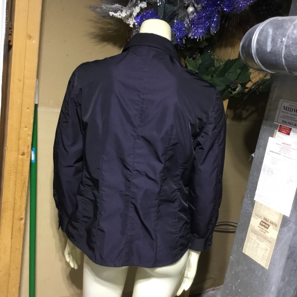 Armani Collezioni Black Zipper Shirt/Jacket - Picture 4 of 16